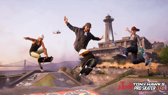 Image for article titled Tony Hawk's Pro Skater 3+4 Officially Revealed, Launching In July
