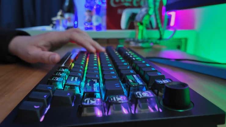 Image for This Lux Gaming Keyboard Reacts 1,000 Times Faster Than Humans And It Feels Great
