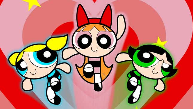 An image shows the three Powerpuff Girls.