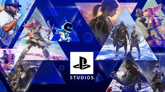PlayStation Studios are displayed with art.